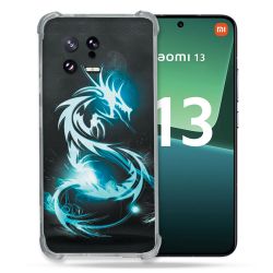 Coque Renforcée pour Xiaomi Mi 13 Fantastique Dragon Bleu