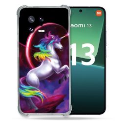 Coque Renforcée pour Xiaomi Mi 13 Fantastique Licorne Arc en ciel