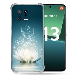 Coque Renforcée pour Xiaomi Mi 13 Fleur Lotus Blanc