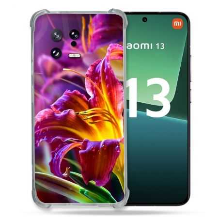 Coque Renforcée pour Xiaomi Mi 13 Fleur Lys Color