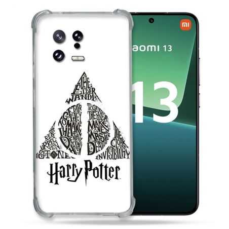 Coque Renforcée pour Xiaomi Mi 13 Harry Potter Hollows triangle Blanc