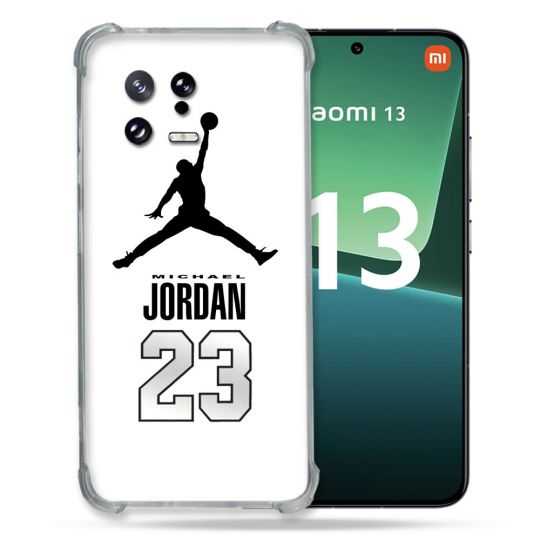 Coque Renforcée pour Xiaomi Mi 13 Jordan 23 Blanc