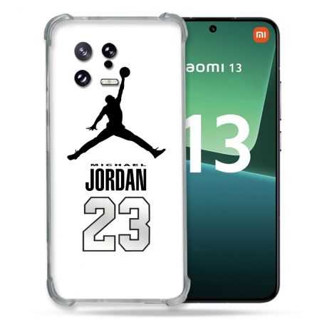 Coque Renforcée pour Xiaomi Mi 13 Jordan 23 Blanc