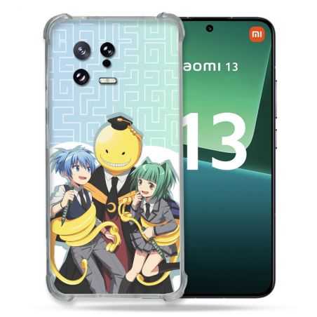 Coque Renforcée pour Xiaomi Mi 13 Manga Assassination Classroom Kuro Trio