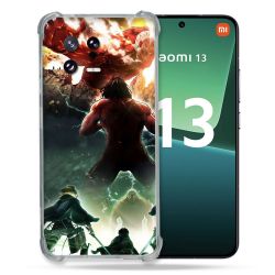 Coque Renforcée pour Xiaomi Mi 13 Manga Attaque Titans Combat