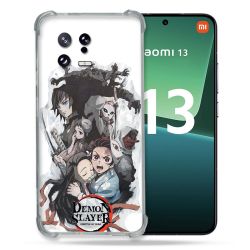 Coque Renforcée pour Xiaomi Mi 13 Manga Demon Slayer Blanc