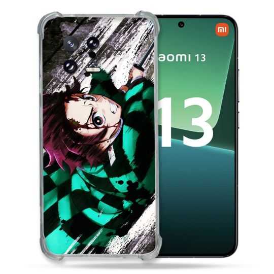 Coque Renforcée pour Xiaomi Mi 13 Manga Demon Slayer Tanjiro