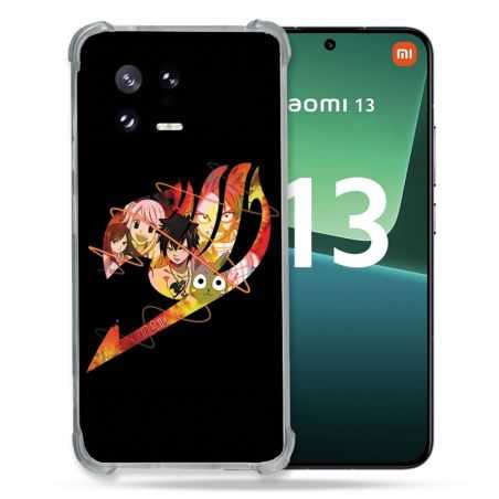 Coque Renforcée pour Xiaomi Mi 13 Manga Fairy Tail Logo Noir