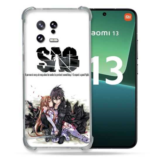 Coque Renforcée pour Xiaomi Mi 13 Manga SAO sword Art Online Blanc