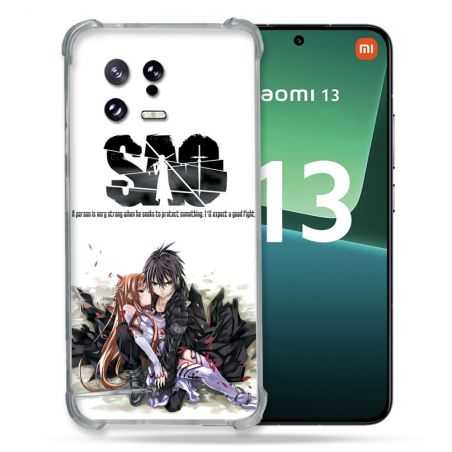 Coque Renforcée pour Xiaomi Mi 13 Manga SAO sword Art Online Blanc