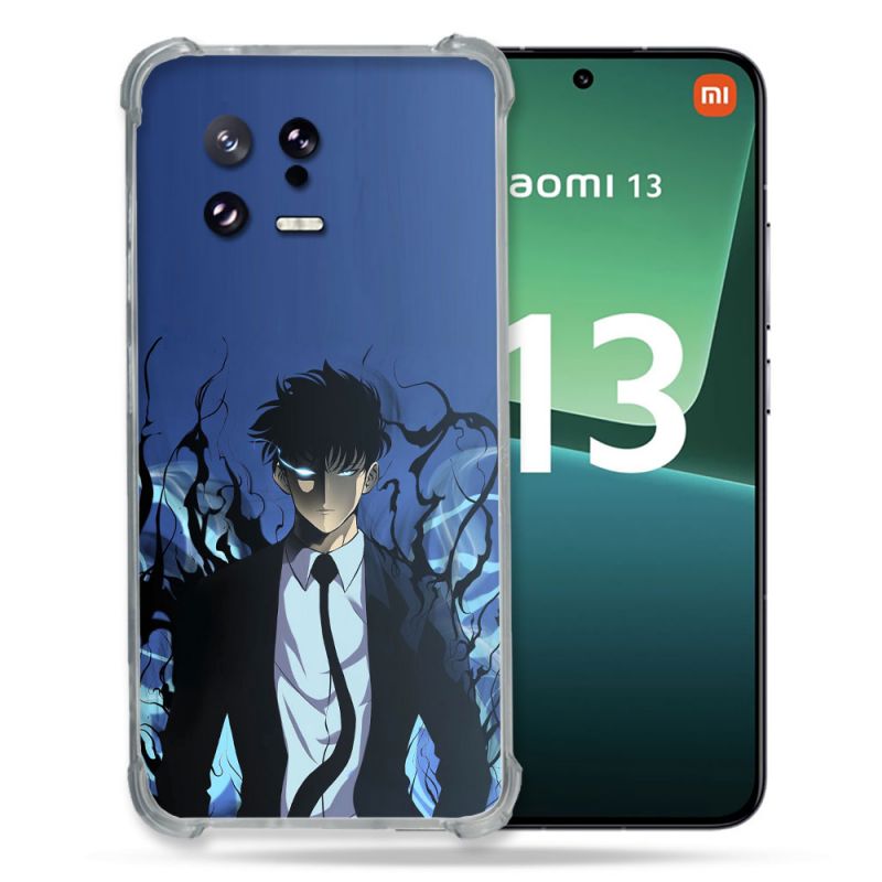 Coque Renforcée pour Xiaomi Mi 13 Manga Solo Leveling Sung Bleu