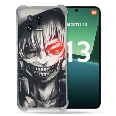 Coque Renforcée pour Xiaomi Mi 13 Manga Tokyo Ghoul Kaneki Noir