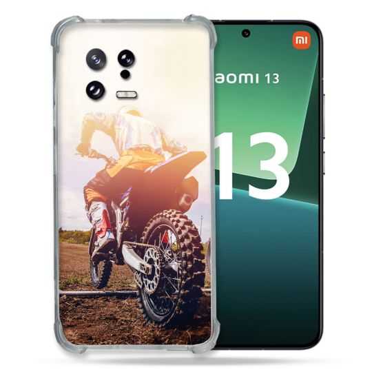 Coque Renforcée pour Xiaomi Mi 13 Moto Cross Soleil