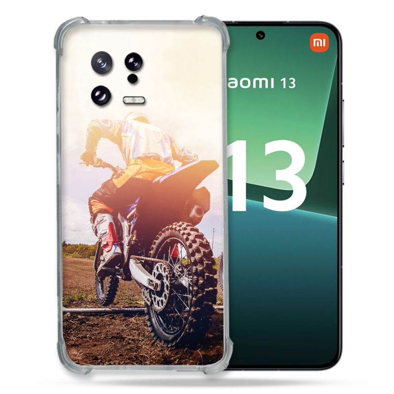 Coque Renforcée pour Xiaomi Mi 13 Moto Cross Soleil