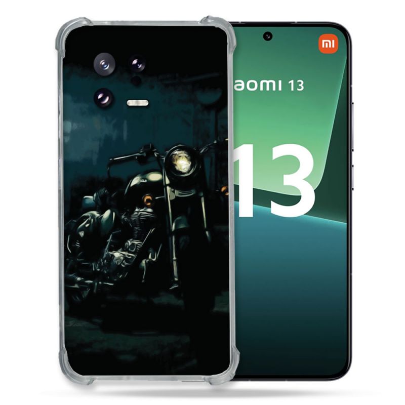 Coque Renforcée pour Xiaomi Mi 13 Moto Harley Vintage