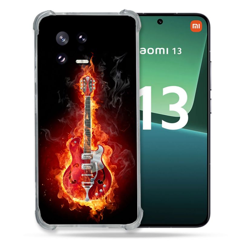 Coque Renforcée pour Xiaomi Mi 13 Musique Guitare Electrique