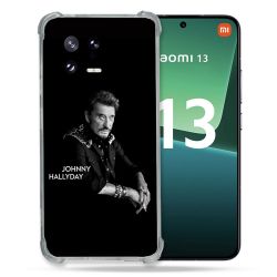 Coque Renforcée pour Xiaomi Mi 13 Musique Johnny Hallyday Noir