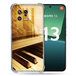 Coque Renforcée pour Xiaomi Mi 13 Musique Piano Retro