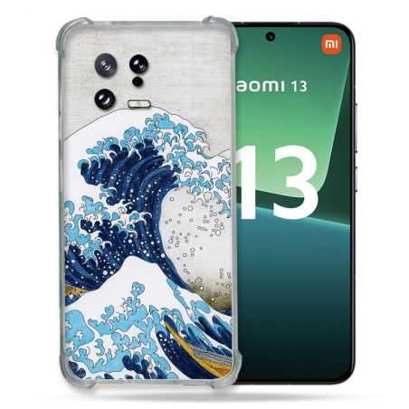 Coque Renforcée pour Xiaomi Mi 13 Peinture La Grande Vague