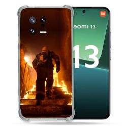 Coque Renforcée pour Xiaomi Mi 13 Pompier Escalier