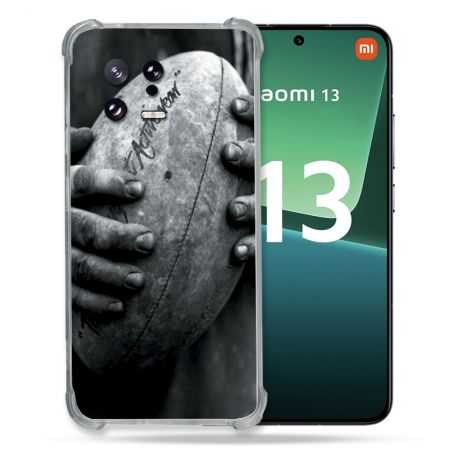 Coque Renforcée pour Xiaomi Mi 13 Sport Rugby Ballon Vintage