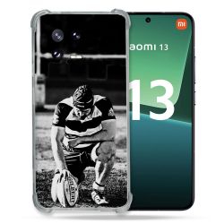 Coque Renforcée pour Xiaomi Mi 13 Sport Rugby Noir Blanc