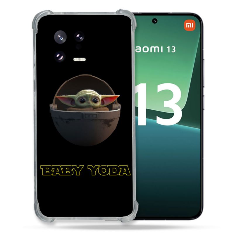 Coque Renforcée pour Xiaomi Mi 13 Star Wars - Yoda bebe noir