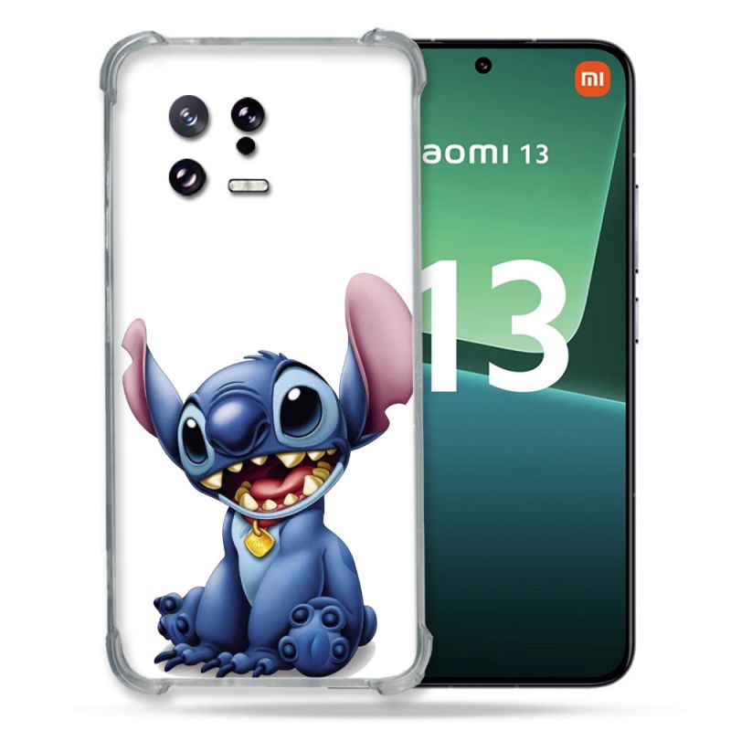 Coque Renforcée pour Xiaomi Mi 13 Stitch Blanc