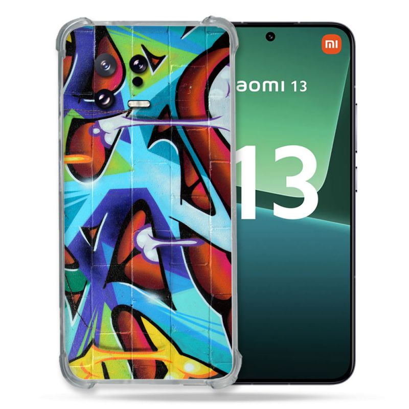 Coque Renforcée pour Xiaomi Mi 13 Street Art Graf Color