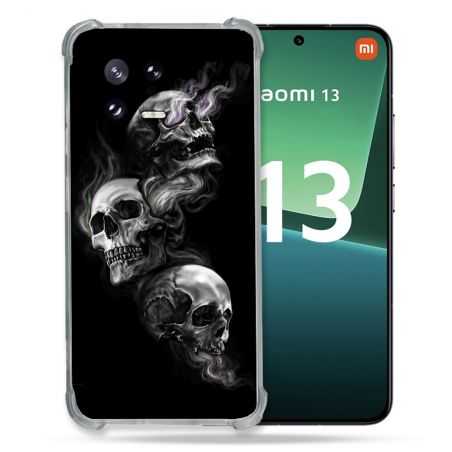 Coque Renforcée pour Xiaomi Mi 13 Tete de Mort Triple