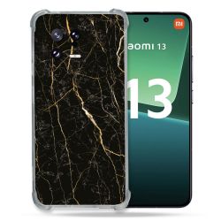 Coque Renforcée pour Xiaomi Mi 13 Texture Marbre Noir