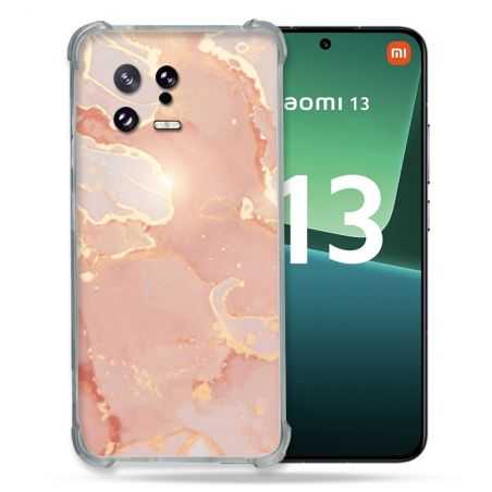 Coque Renforcée pour Xiaomi Mi 13 Texture Marbre Rose