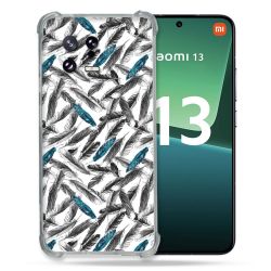 Coque Renforcée pour Xiaomi Mi 13 Texture Plume Canard