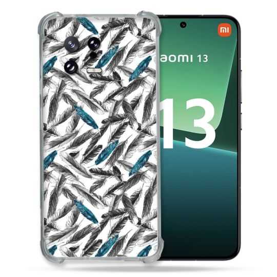 Coque Renforcée pour Xiaomi Mi 13 Texture Plume Canard
