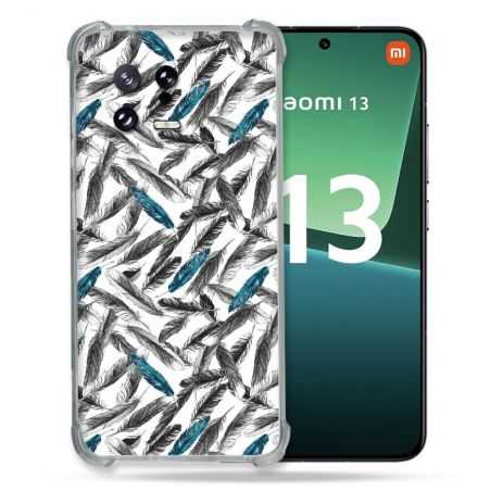 Coque Renforcée pour Xiaomi Mi 13 Texture Plume Canard