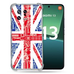Coque Renforcée pour Xiaomi Mi 13 Voyage Angleterre Blanc