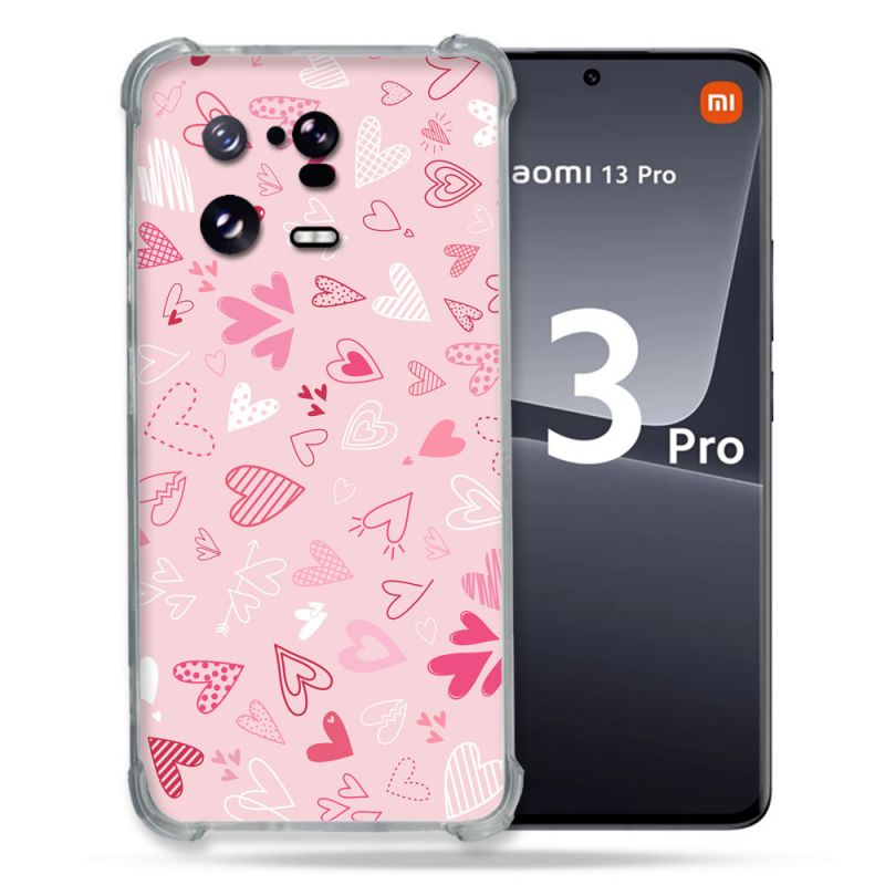 Coque Renforcée pour Xiaomi Mi 13 PRO Amour Ptis Coeurs