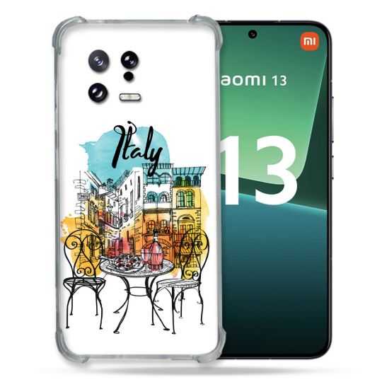 Coque Renforcée pour Xiaomi Mi 13 Voyage Italie Vintage