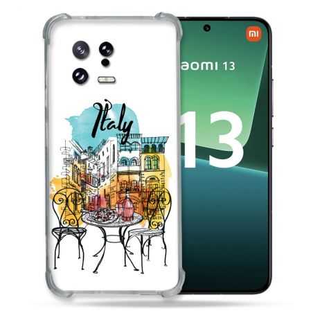 Coque Renforcée pour Xiaomi Mi 13 Voyage Italie Vintage