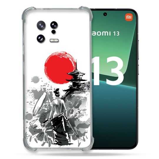 Coque Renforcée pour Xiaomi Mi 13 Voyage Japon Femme