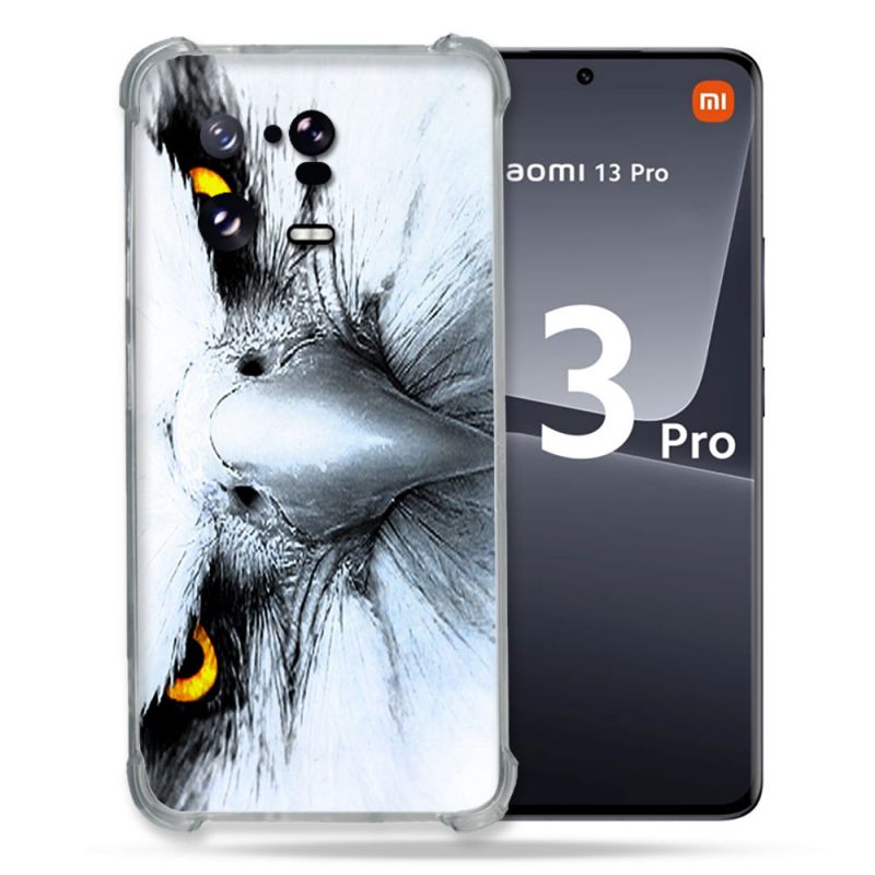 Coque Renforcée pour Xiaomi Mi 13 PRO Animal Aigle Royal Blanc