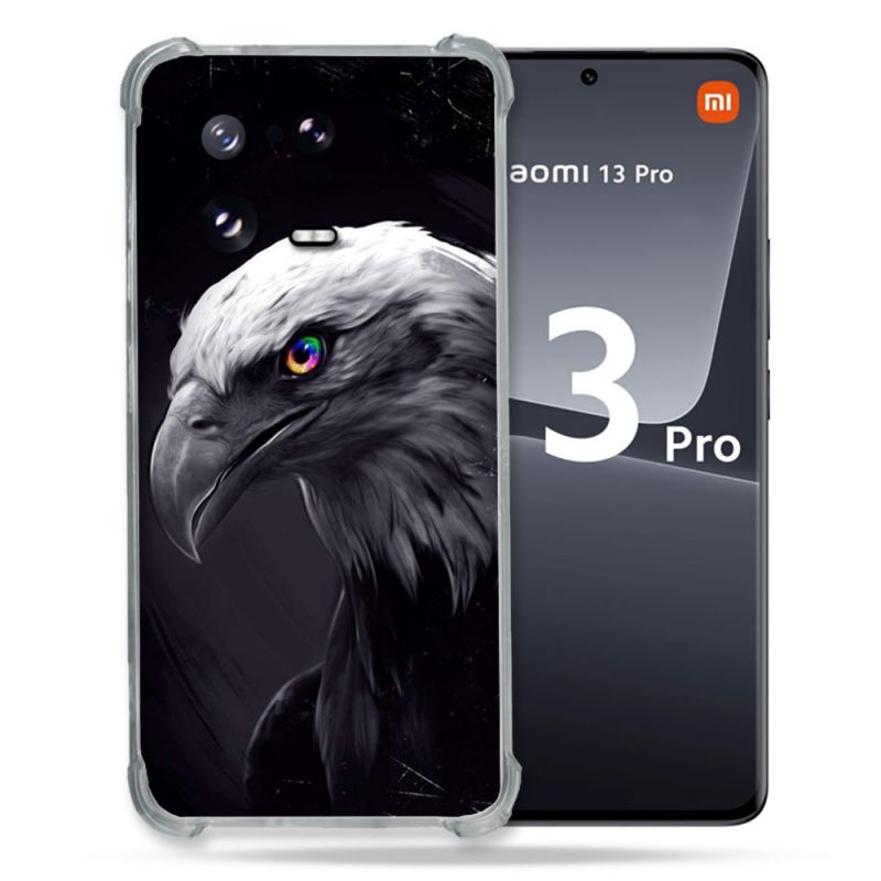 Coque Renforcée pour Xiaomi Mi 13 PRO Animal Aigle Royal Noir