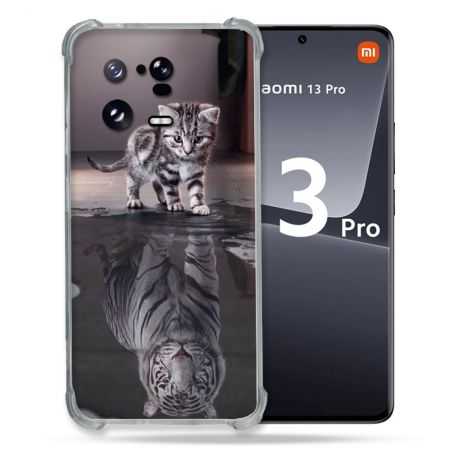 Coque Renforcée pour Xiaomi Mi 13 PRO Animal Chat Reflet