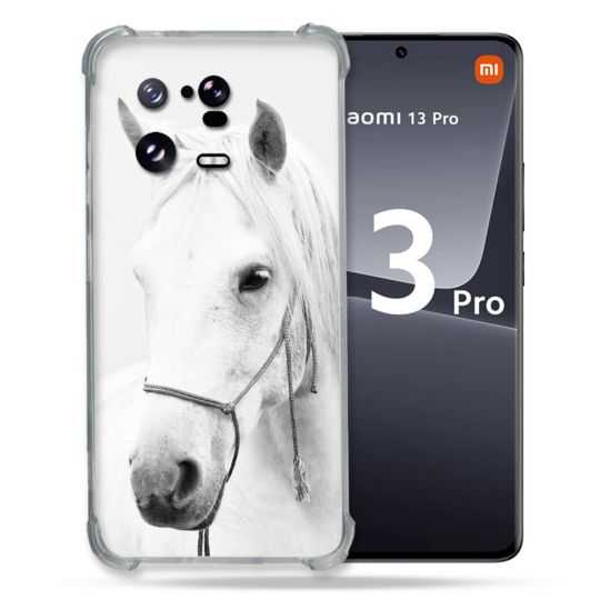 Coque Renforcée pour Xiaomi Mi 13 PRO Animal Cheval Cristal