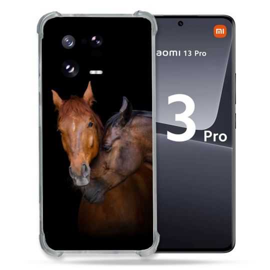 Coque Renforcée pour Xiaomi Mi 13 PRO Animal Cheval Marron