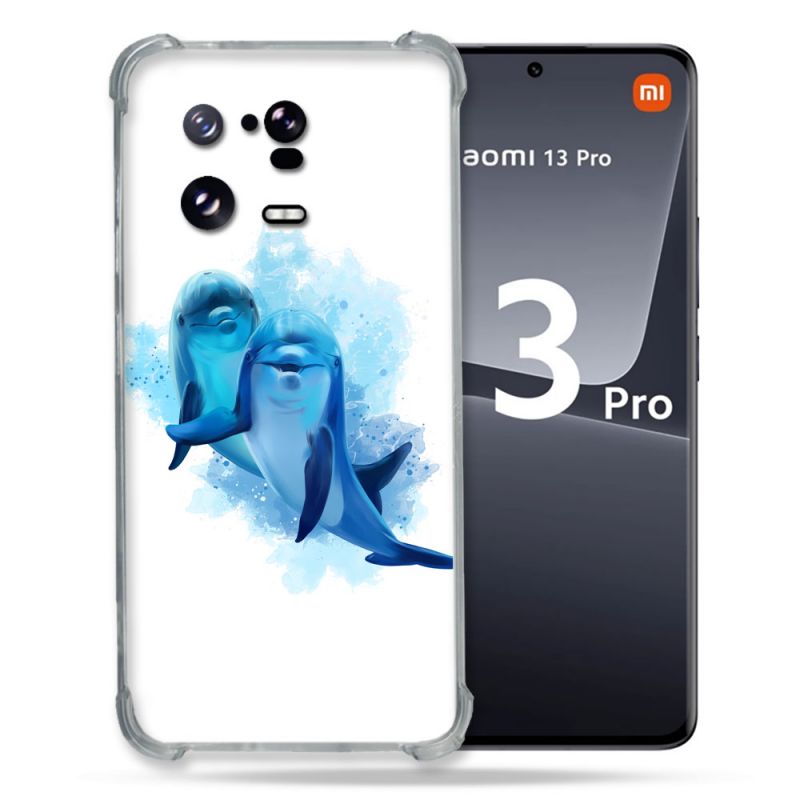 Coque Renforcée pour Xiaomi Mi 13 PRO Animal Dauphin Duo
