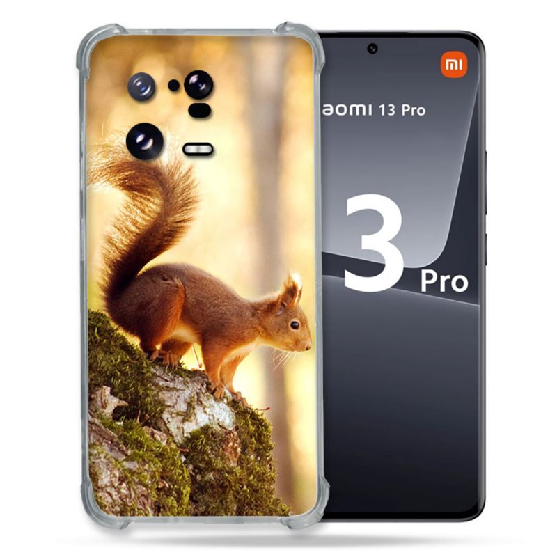 Coque Renforcée pour Xiaomi Mi 13 PRO Animal Ecureuil Bois