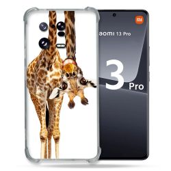 Coque Renforcée pour Xiaomi Mi 13 PRO Animal Girafe Blanche