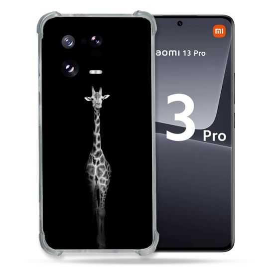 Coque Renforcée pour Xiaomi Mi 13 PRO Animal Girafe Noire