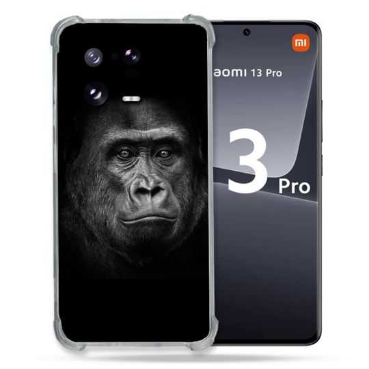 Coque Renforcée pour Xiaomi Mi 13 PRO Animal Gorille Noir